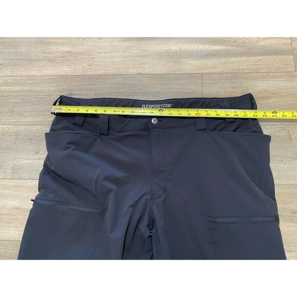 Duluth Trading Co Flexpedition Mens 44X30 Relaxed Fit Black Stretch Cargo Pants - Picture 5 of 8